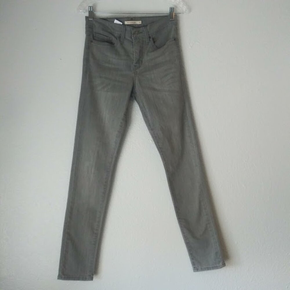 Levi Strauss & CO. women's size 28X30 gray 311 shaping skinny jeans